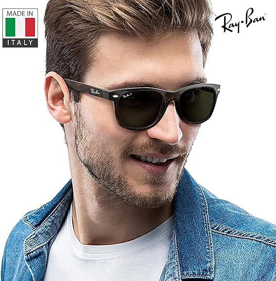 Classic Square Shape Sunglasses With Eyewear Kit Bundle Frame  Polarized Blue Green Lens