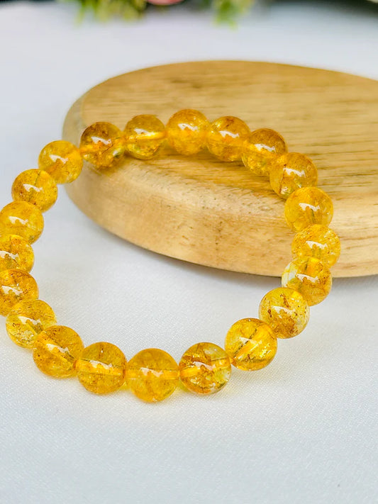 (Yellow Citrine) - Abhimantrit & Certified