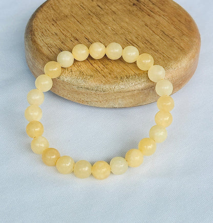 Yellow Calcite Bracelet - Abhimantrit & Certified