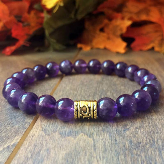 Amethyst Crystal Bracelet