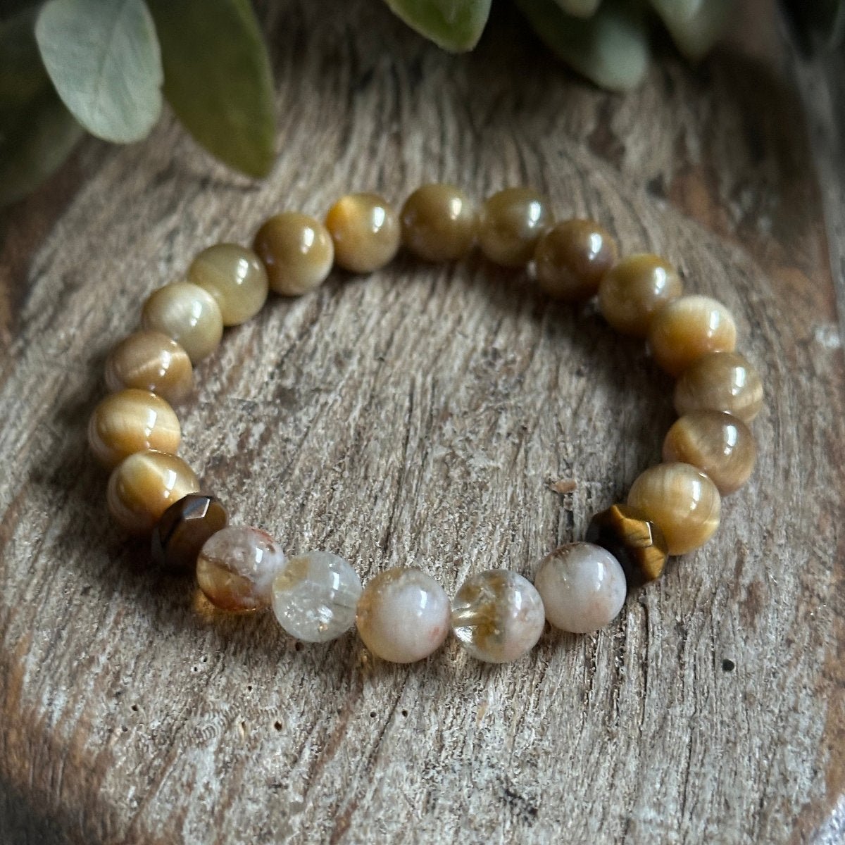 Citrine & Tigers Eye Bracelet