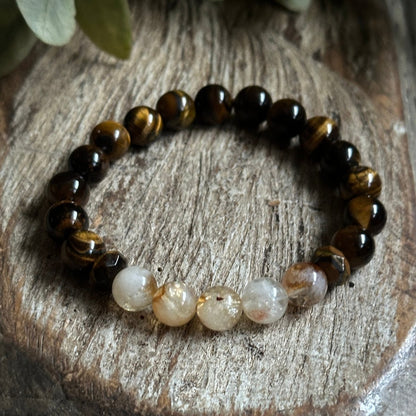 Citrine & Tigers Eye Bracelet