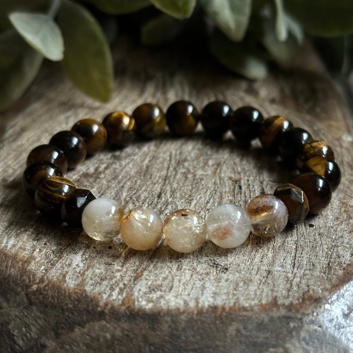 Citrine & Tigers Eye Bracelet