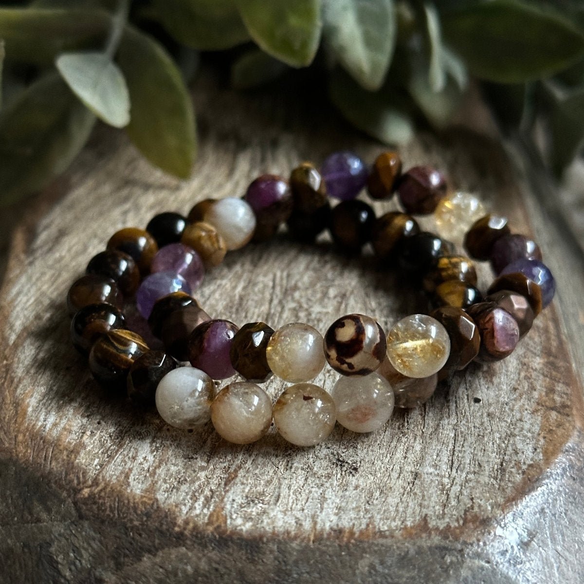 Citrine & Tigers Eye Bracelet