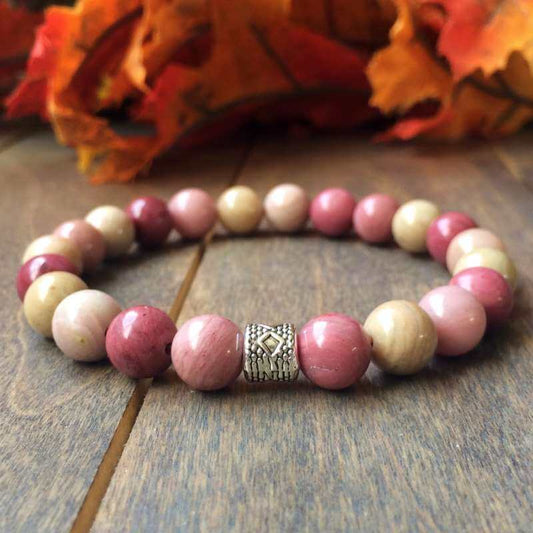 Rhodonite Healing Crystal Bracelets