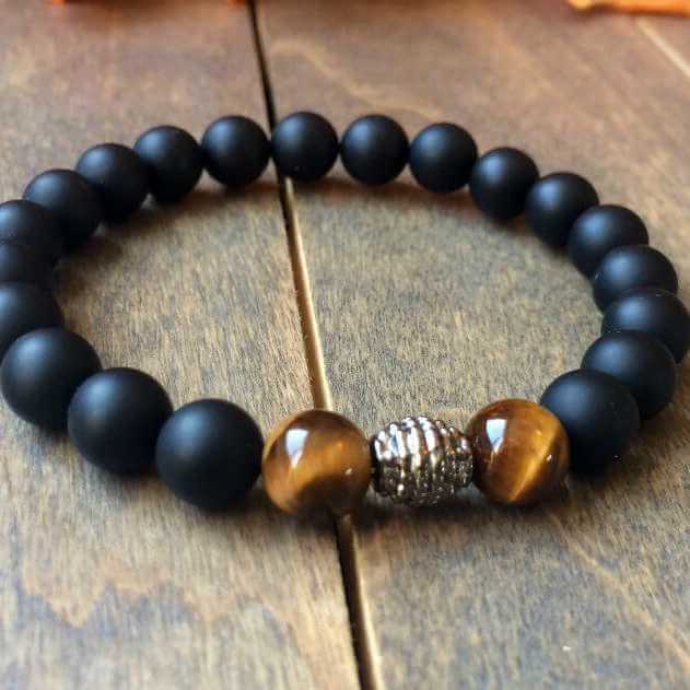 Stack Tigers Eye Bracelet